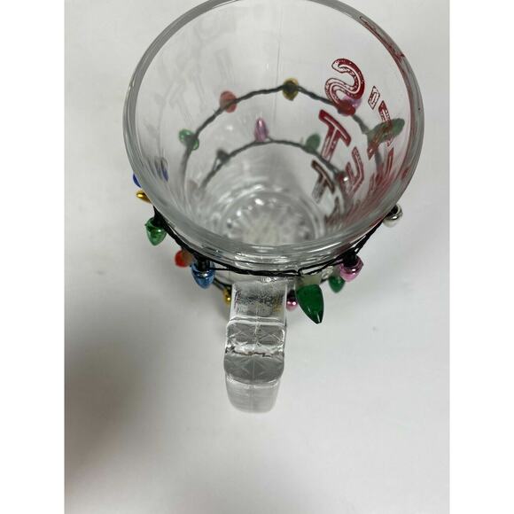 Bigmouth16 oz BEER MUG "Let's Get Lit", Light Up Holidays, Really Lights Up ! - Picture 10 of 12
